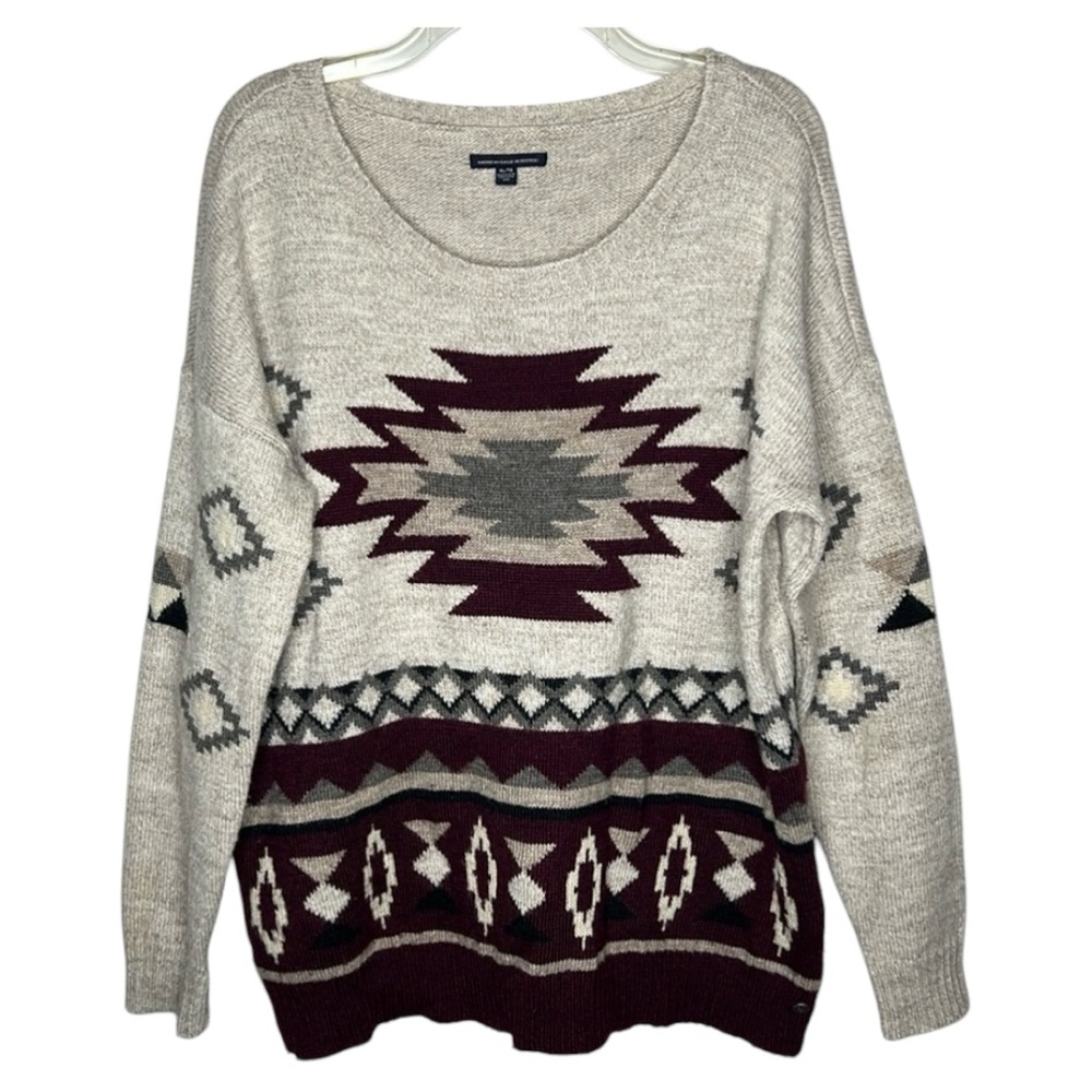 American Eagle Outfitters Wool Blend Southwest Design Sweater Size XL